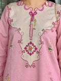 Sehrish Kanwal Lawn Printed Stitched 2-Piece Suit-Pink Affair