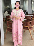 Sehrish Kanwal Lawn Printed Stitched 2-Piece Suit-Pink Affair