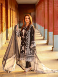 Lamorado Cotton Silk Embroidered Unstitched 3-Piece Suit-LWSU-25FE303