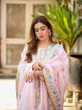 Lamorado Swiss Cotton Embroidered Unstitched 3-Piece Suit