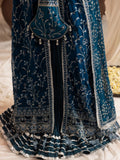 Blue Sara Jahan Naaz e Jahan Chiffon Embroidered Maxi-SJ-1041