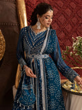 Blue Sara Jahan Naaz e Jahan Chiffon Embroidered Maxi-SJ-1041