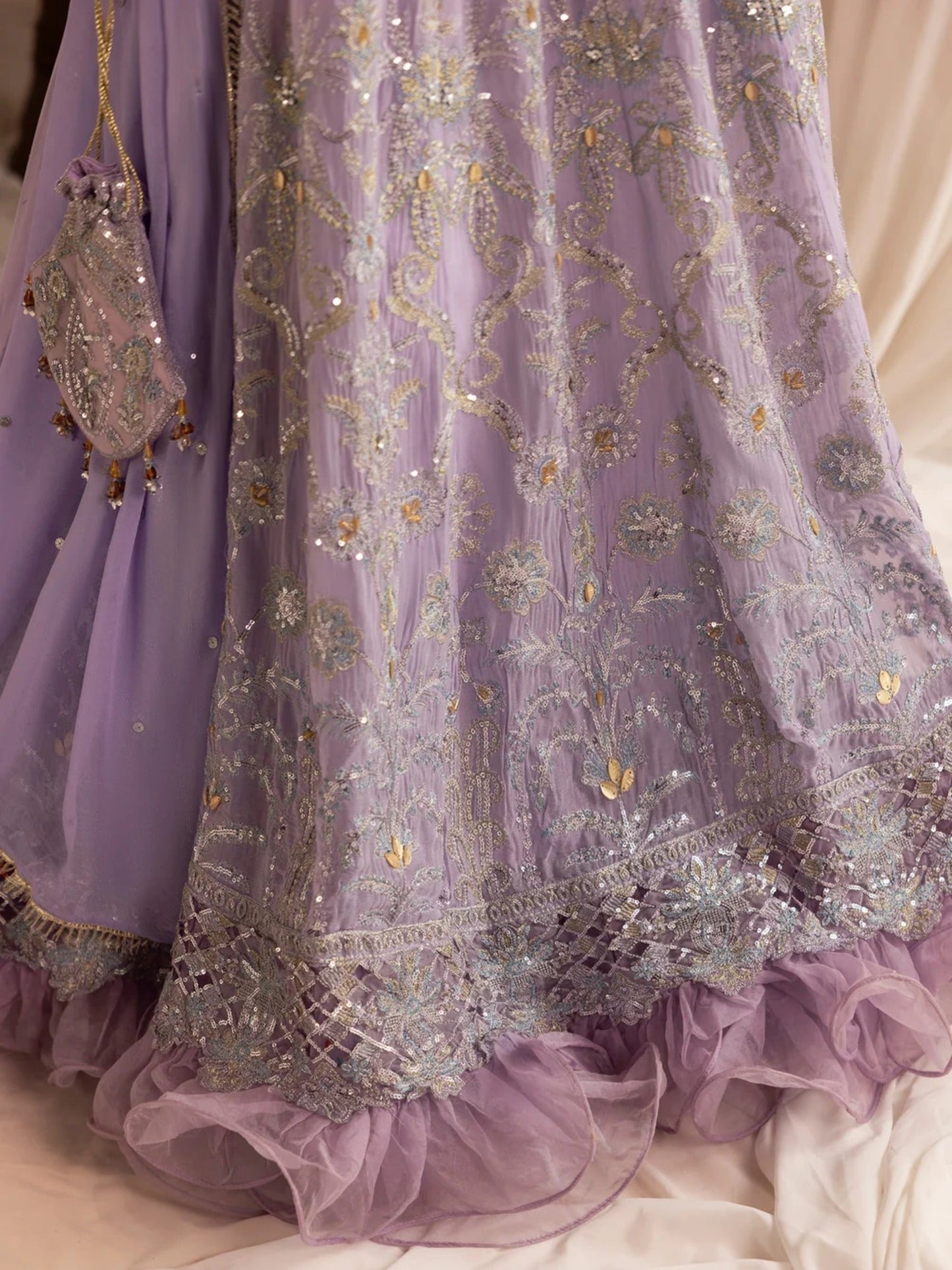 Sara Jahan Naaz e Jahan Chiffon Embellished Maxi-SJ-1044
