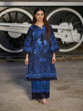 Blue Lamorado Lawn Printed Unstitched 2-Piece Suit-LWSU-25P206