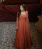 Hani & Umaima Chiffon Embroidered Pishwas-Evania