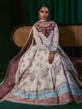 White-Hani & Umaima Swiss Lawn Embroidered Pishwas-Neesa