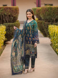Green Lamorado Lawn Printed Unstitched 3-Piece Suit-LWSU-25P309