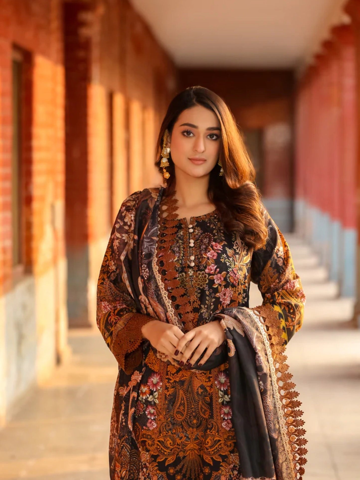 Lamorado Lawn Printed Unstitched 3-Piece Suit-LWSU-25P310