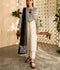 Alina Lime Linen Embroidered Stitched 3-Piece Suit-White Lime
