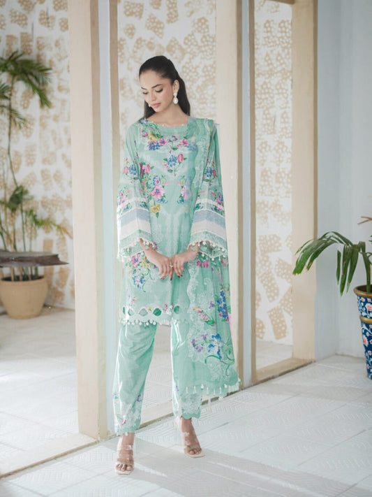 Lamorado Lawn Printed Unstitched 3-Piece Suit-SA26SP307