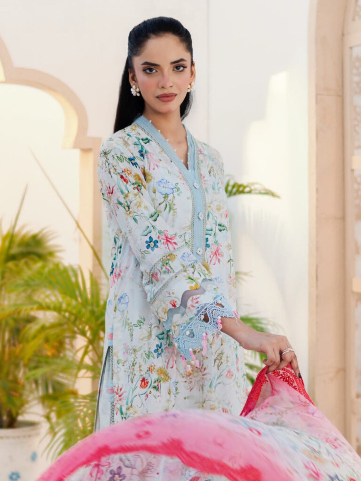 Lamorado Lawn Printed Unstitched 3-Piece Suit-SA26SP309