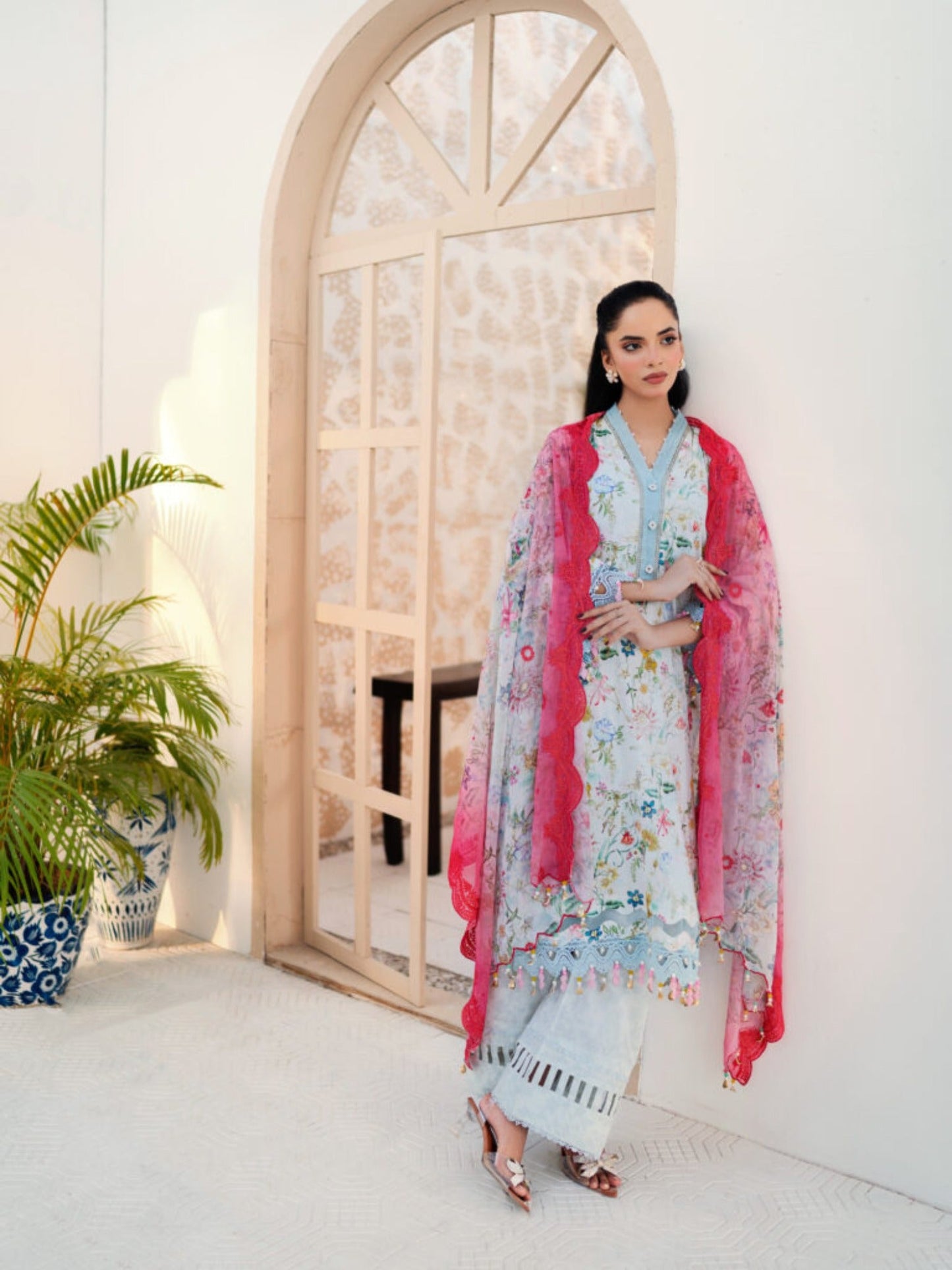 Lamorado Lawn Printed Unstitched 3-Piece Suit-SA26SP309
