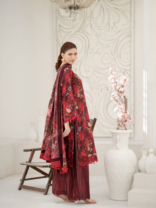 Lamorado Lawn Printed Unstitched 3-Piece Suit-SA26SP310