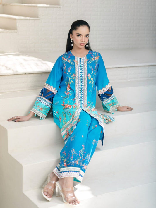 Lamorado Lawn Printed Unstitched 2-Piece Suit-SA26SP201