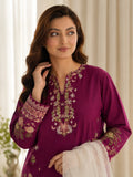 Mulberry -Tawakal Closet Cotton Embroidered Stitched 3-Piece Suit-Mulbury Bloom
