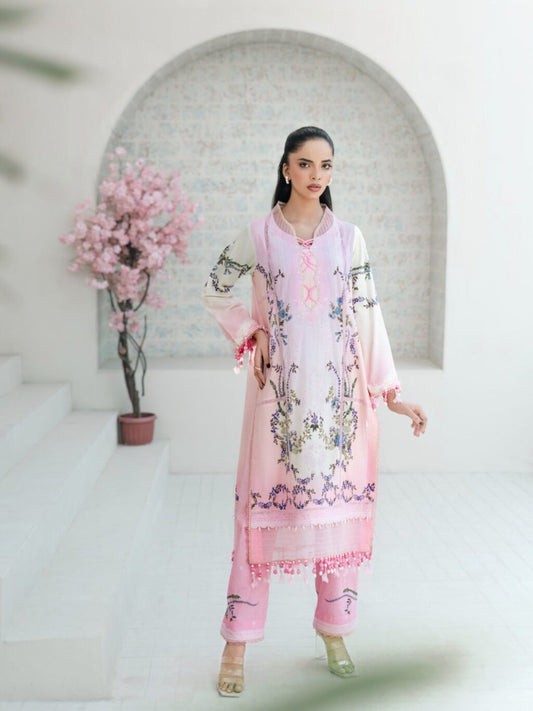Lamorado Lawn Printed Unstitched 2-Piece Suit-SA26SP202
