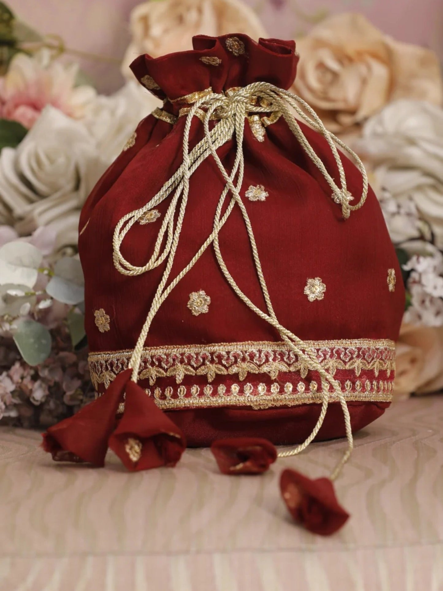 Maroon-Hani & Umaima Chiffon Embroidered Pishwas-Ayesha