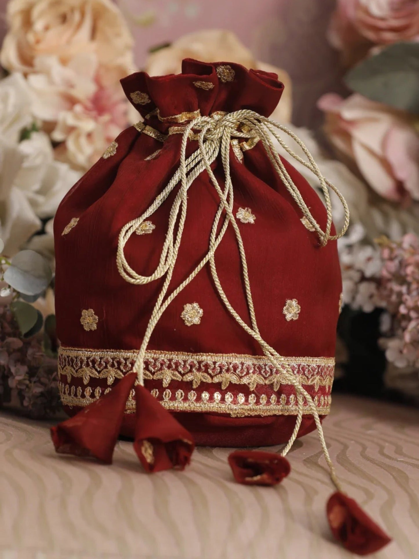 Maroon-Hani & Umaima Chiffon Embroidered Pishwas-Ayesha