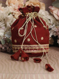 Maroon-Hani & Umaima Chiffon Embroidered Pishwas-Ayesha