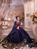 Blue-Hani & Umaima Chiffon Embroidered Pishwas-Mah-e-Mir
