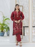 Maroon Lamorado Lawn Embroidered Unstitched 2-Piece Suit-SA26SD202-EMB