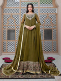 Green-Hani & Umaima Chiffon Pishwas-Dhaani