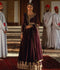 Hani & Umaima Chiffon Embroidered Pishwas-Floret