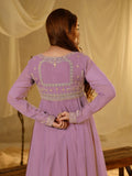 Lilac-Hani & Umaima Chiffon Pishwas-Minha