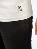 Lamorado Men Cotton Graphic Round Neck T-Shirt-Light Grey