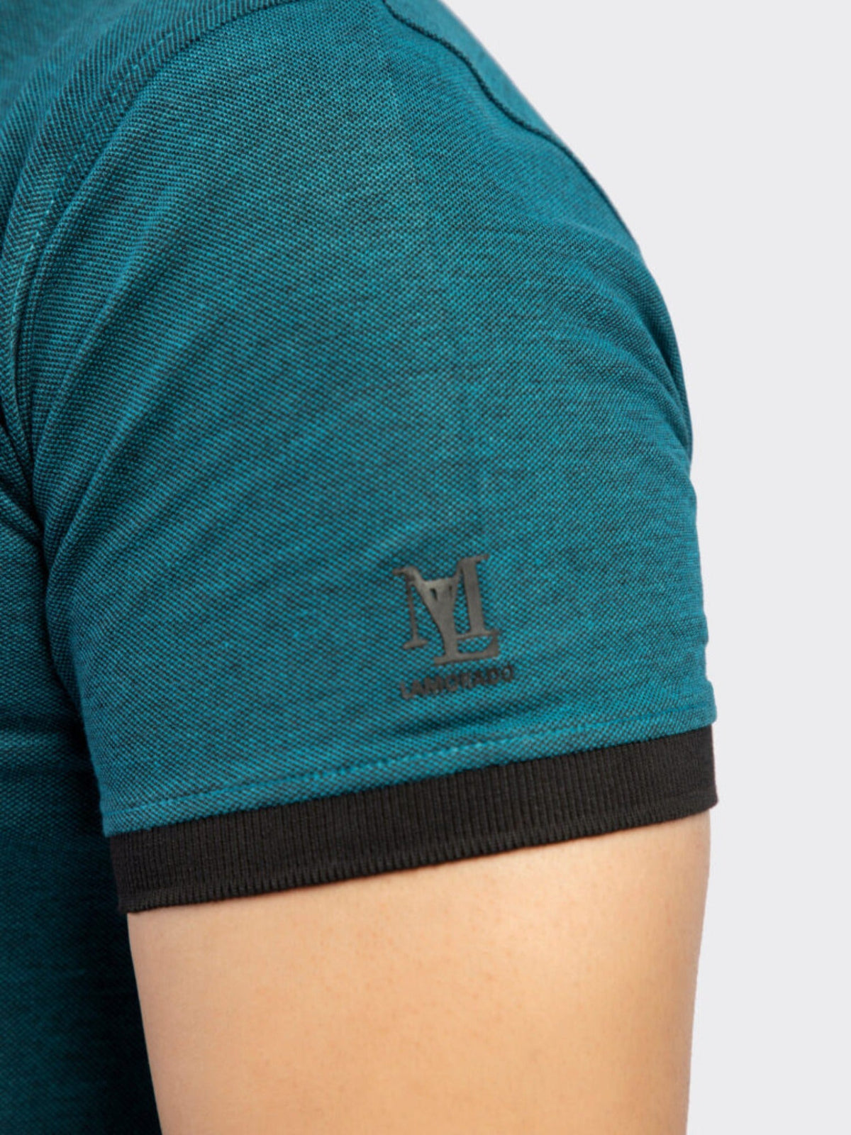 Lamorado Men Yarn Polo Shirt-Teal