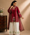 Tawakal Closet Cotton Embroidered Stitched 3-Piece Suit-Ruby