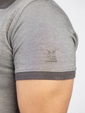 Lamorado Men Yarn Polo Shirt-Grey