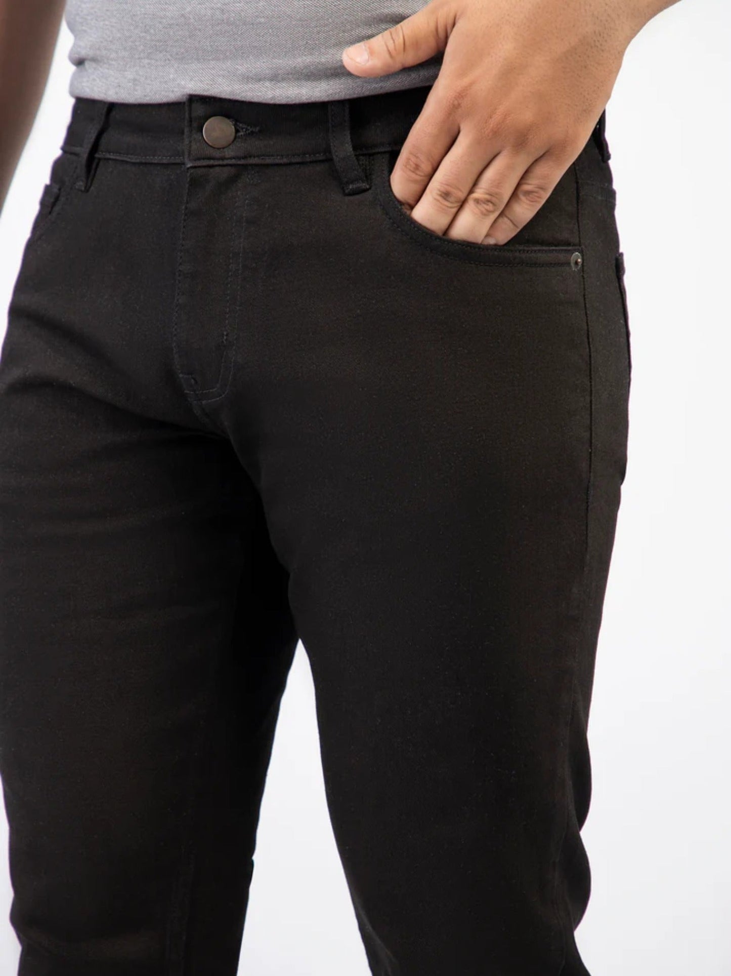 Lamorado Men Denim Jeans-Black