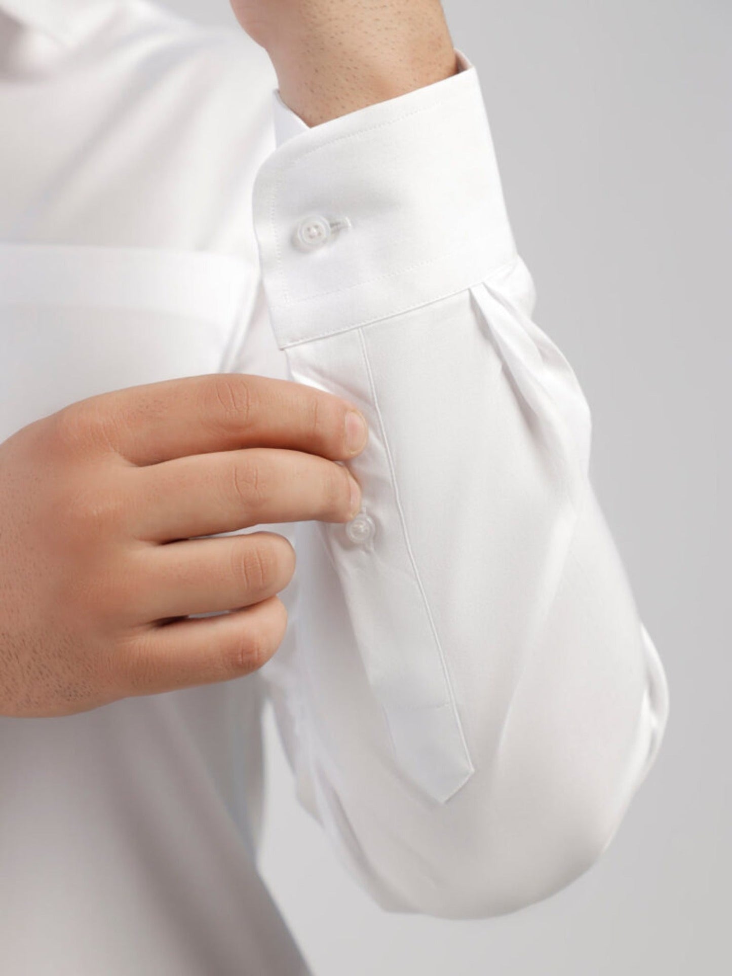 Lamorado Men Cotton Formal Shirt-White