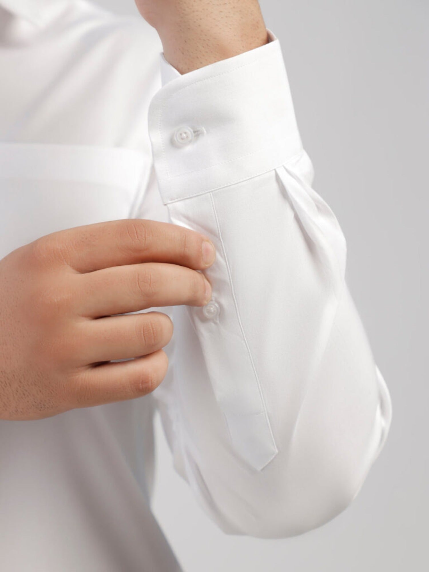 Lamorado Men Cotton Formal Shirt-White