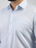 Lamorado Men Cotton Formal Shirt-Light Blue