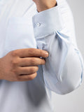 Lamorado Men Cotton Formal Shirt-Light Blue