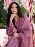 Pink-Binilyas Lawn Embroidered Unstitched 3-Piece Suit-215 - A