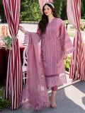 Pink-Binilyas Lawn Embroidered Unstitched 3-Piece Suit-215 - A