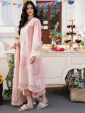 Pink-Binilyas Lawn Embroidered Unstitched 3-Piece Suit-216 - A