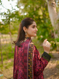 Maroon-MH Cloth House Blended Lawn Printed Stitched 2-Piece Suit-Firdaus