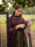 Olive and Purple-MH Cloth House Blended Lawn Printed Stitched 2-Piece Suit-Ayra