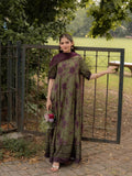 Olive and Purple-MH Cloth House Blended Lawn Printed Stitched 2-Piece Suit-Ayra