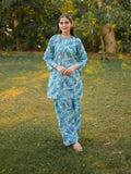 Blue-MH Cloth House Cotton Lawn Printed Stitched 2-Piece Suit-Blue Haze