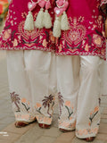 Mulberry Tawakal Closet Cotton Embroidered Stitched 3-Piece Suit-Mulbury Bloom