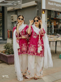 Mulberry Tawakal Closet Cotton Embroidered Stitched 3-Piece Suit-Mulbury Bloom
