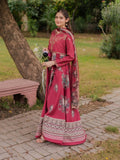 Maroon-MH Cloth House Blended Lawn Printed Stitched 2-Piece Suit-Elara