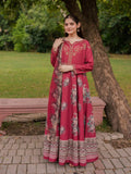 Maroon-MH Cloth House Blended Lawn Printed Stitched 2-Piece Suit-Elara
