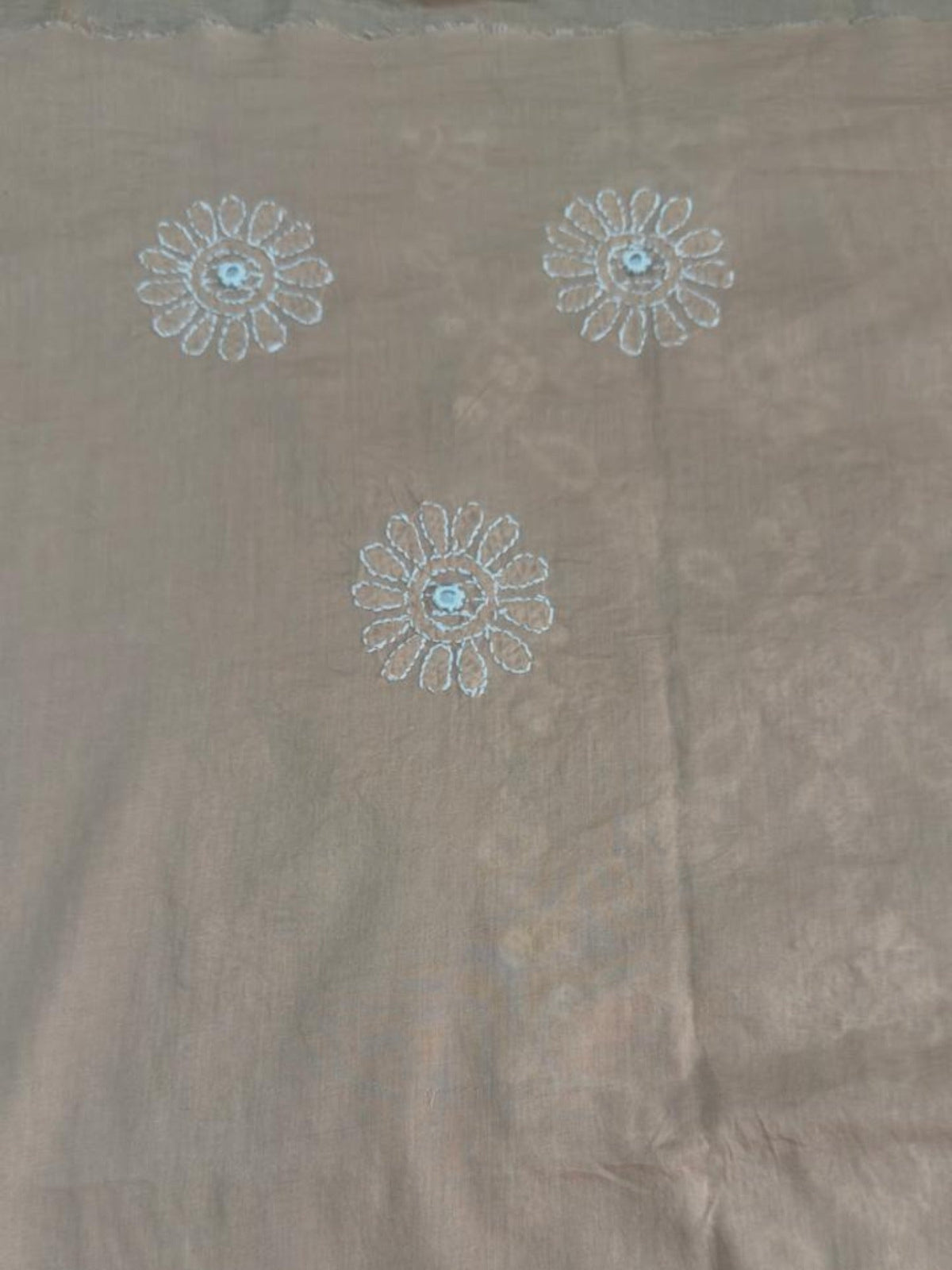 Peach-Fehm Lawn Embroidered Unstitched Shirt