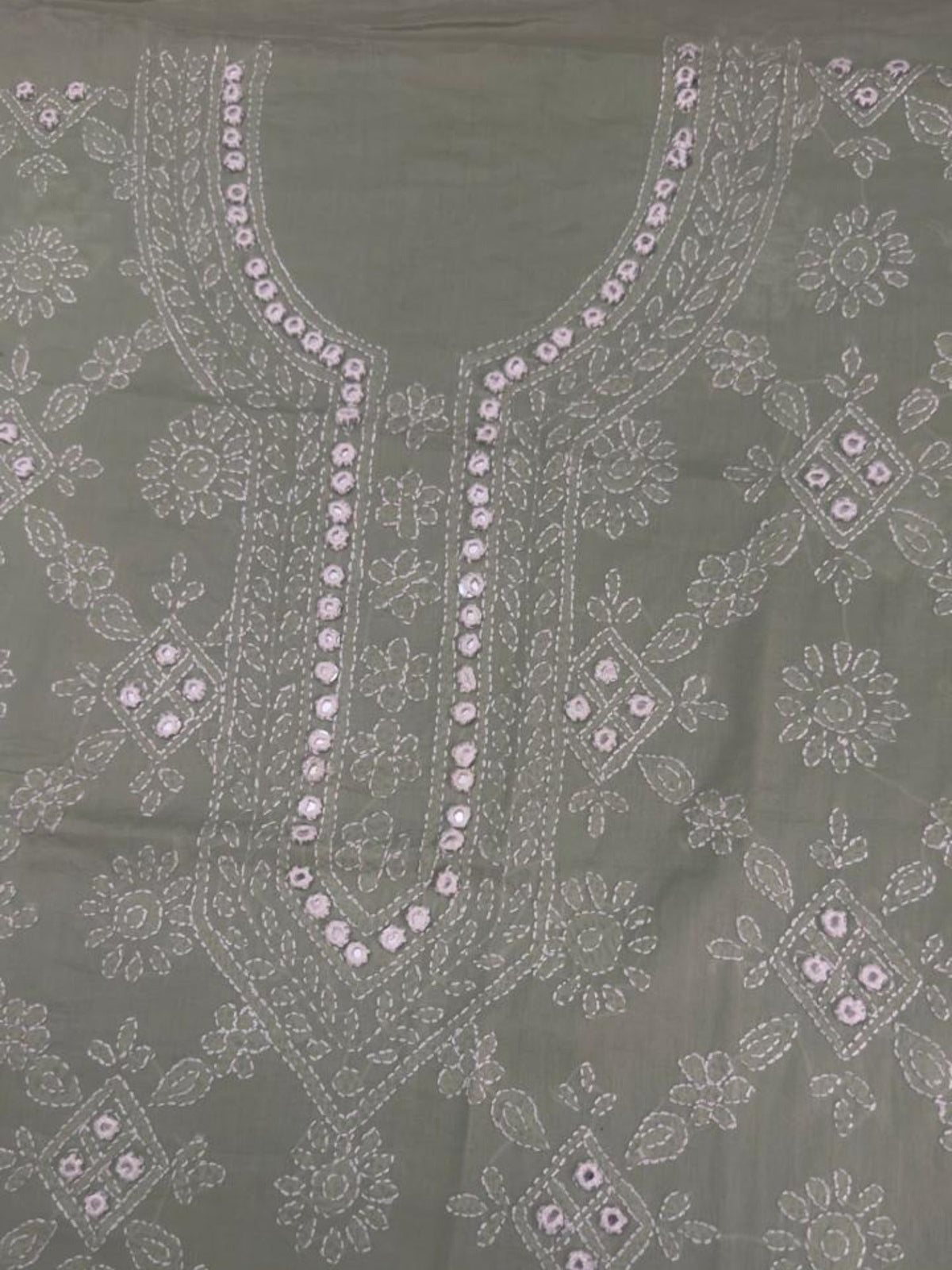 Green-Fehm Lawn Embroidered Unstitched Shirt